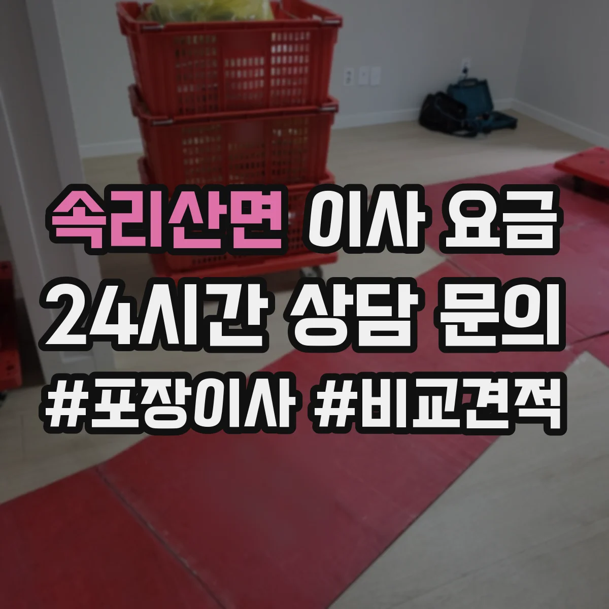 속리산면 이사 요금