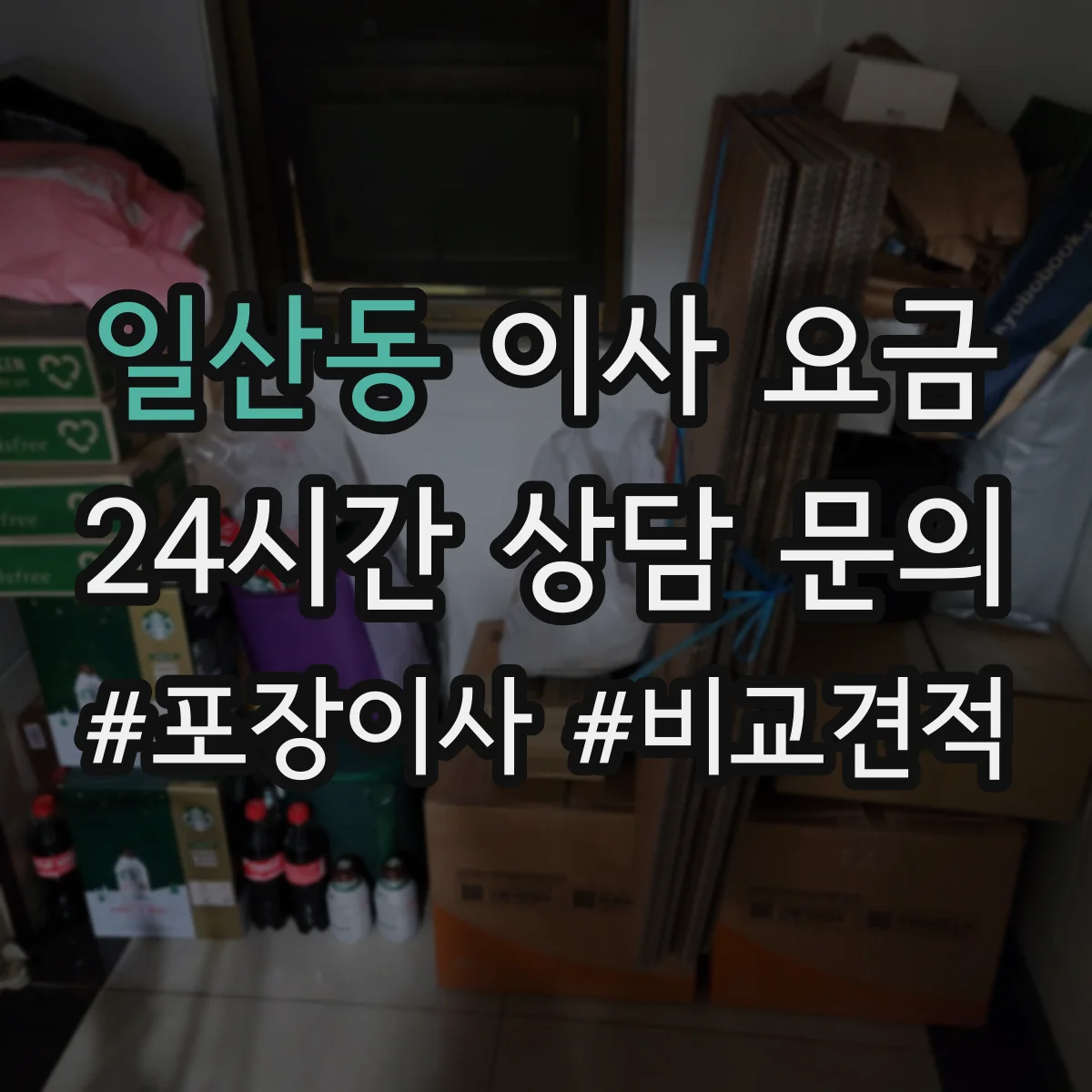 일산동 이사 요금