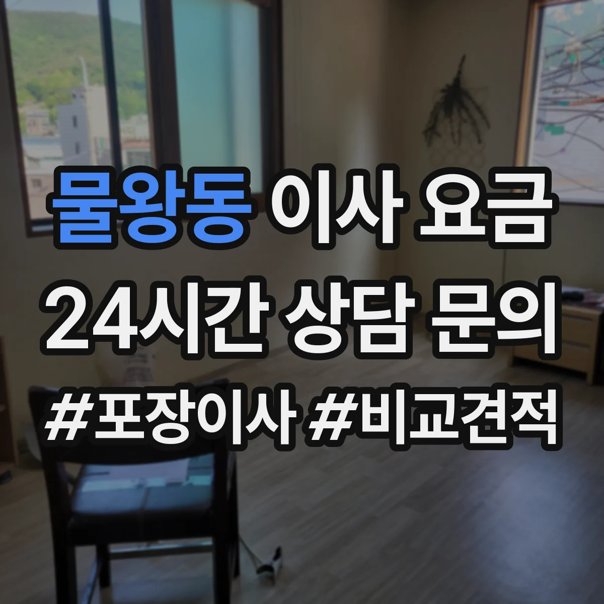 물왕동 이사 요금