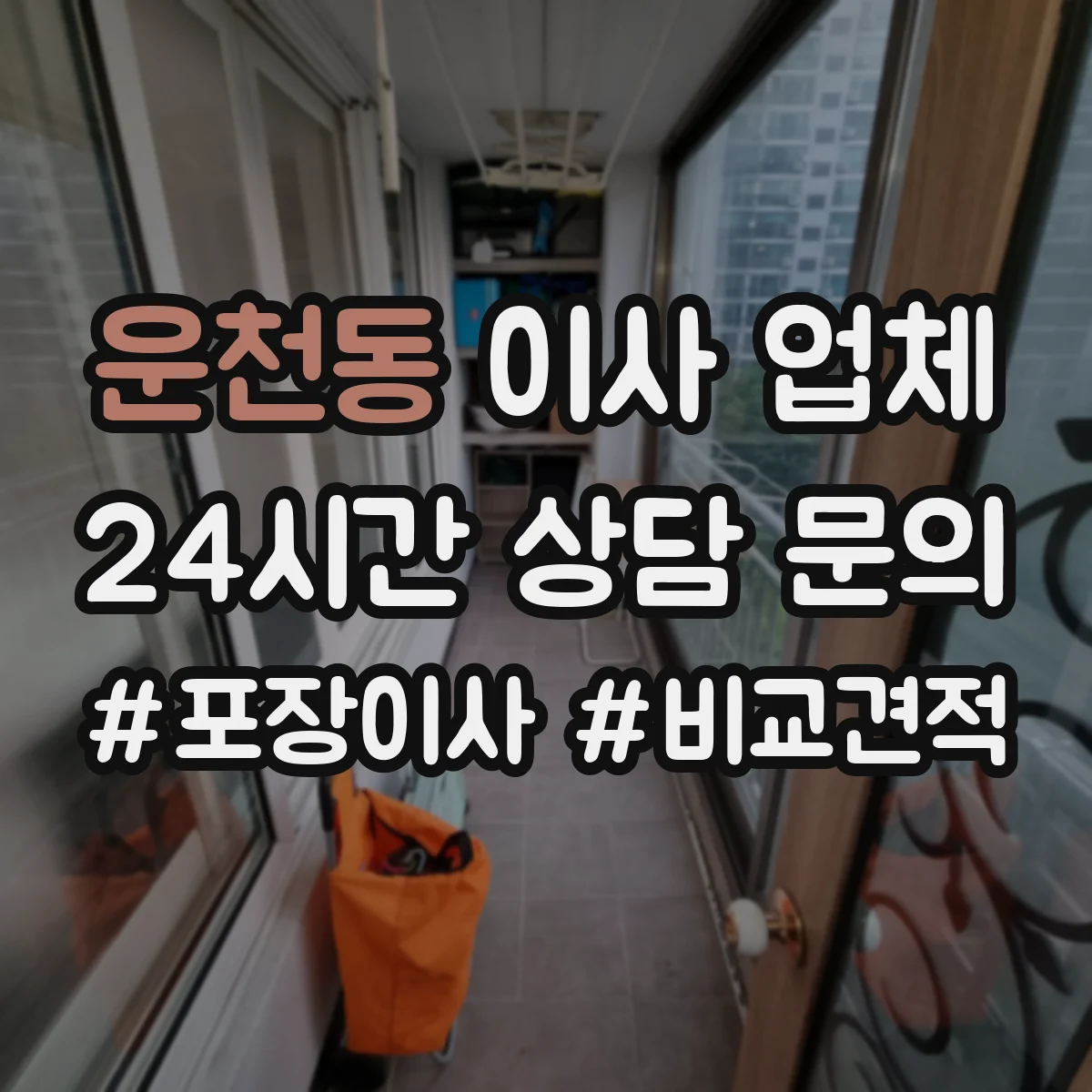 운천동 이사 업체