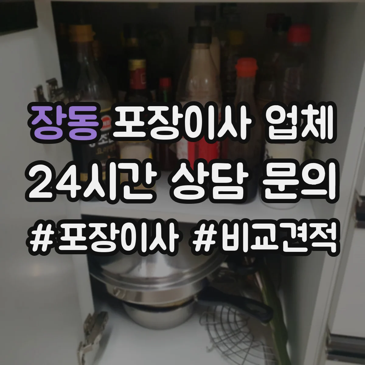 장동 포장이사 업체