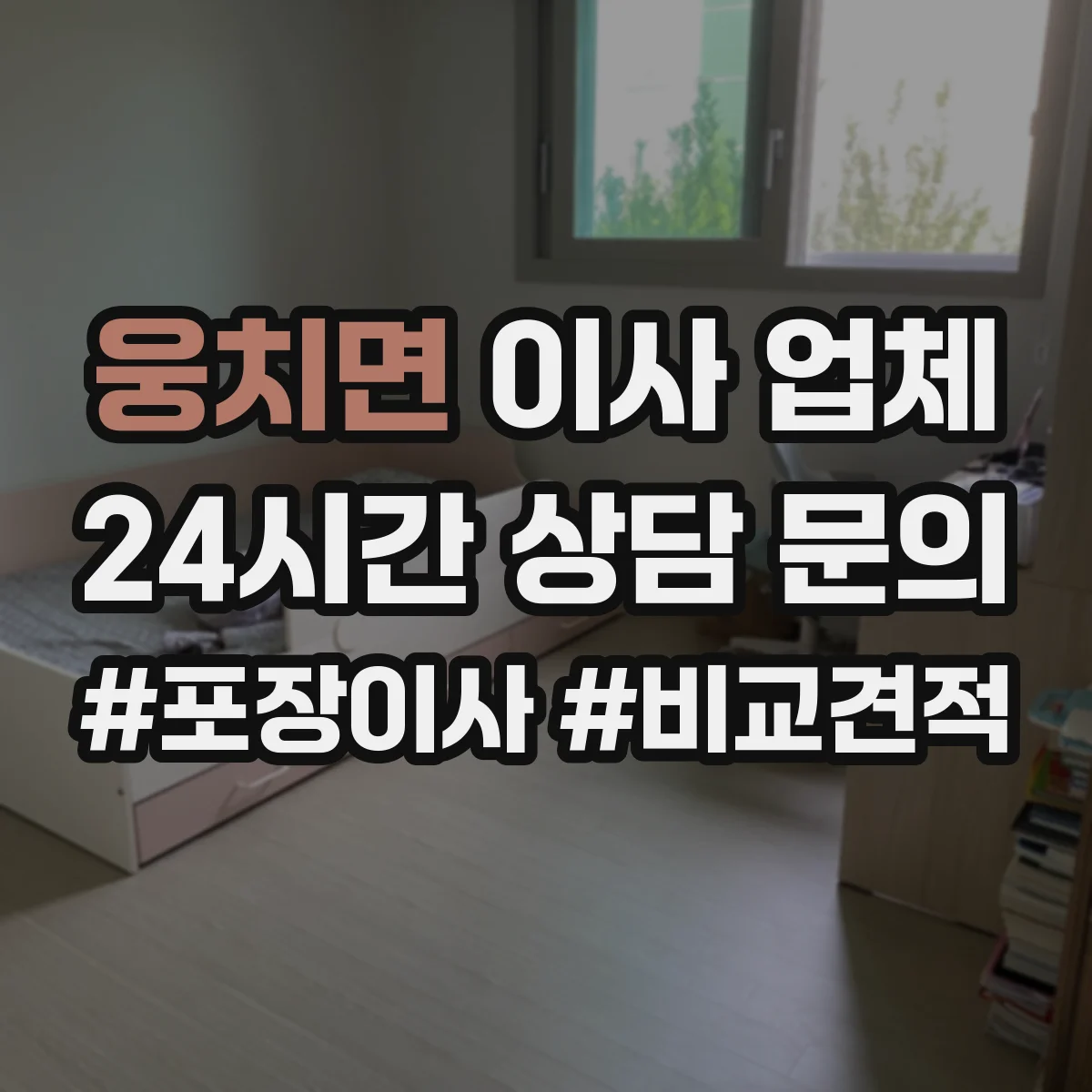 웅치면 이사 업체