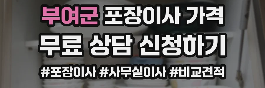 부여군 포장이사 가격