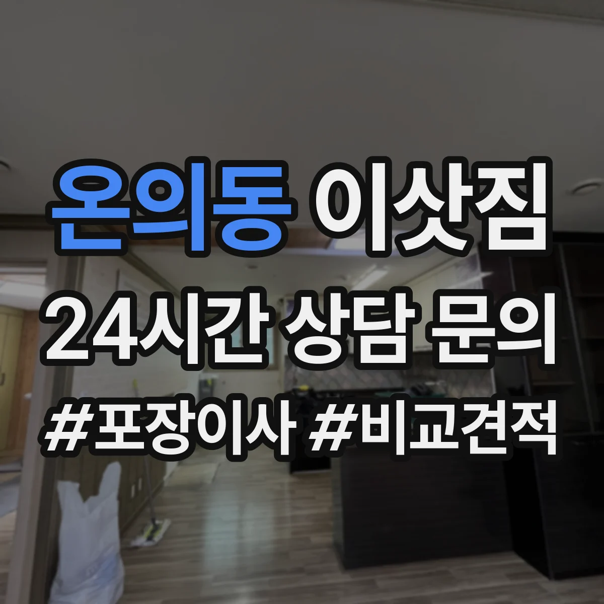 온의동 이삿짐