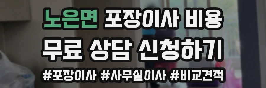노은면 포장이사 비용