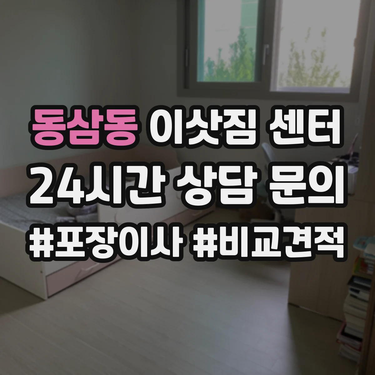 동삼동 이삿짐 센터 대형 가전 상하차 동선 점검 포인트