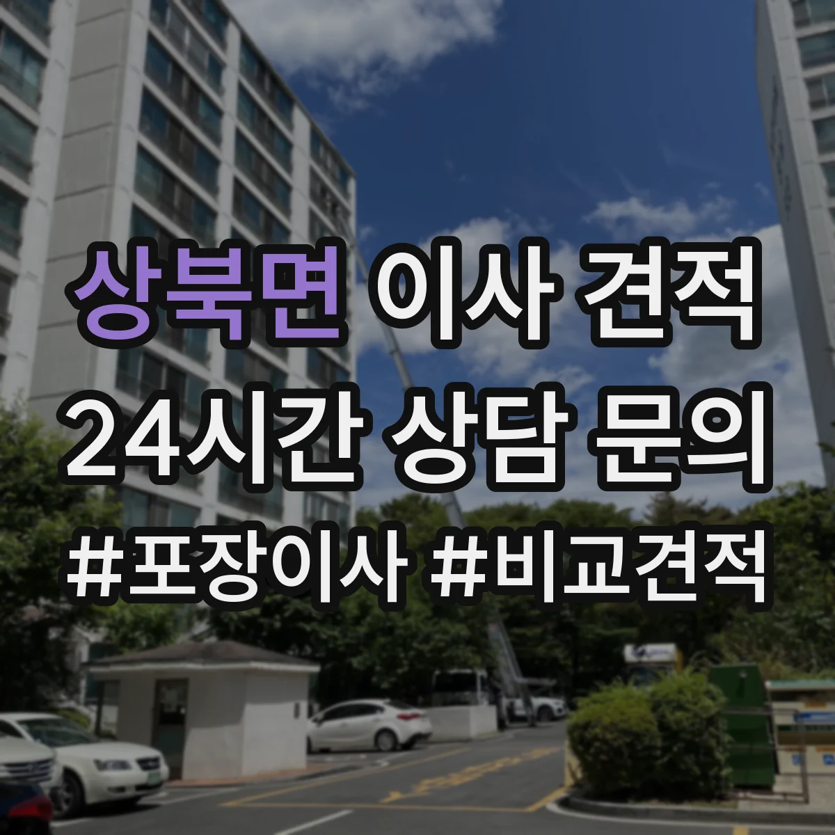 상북면 이사 견적