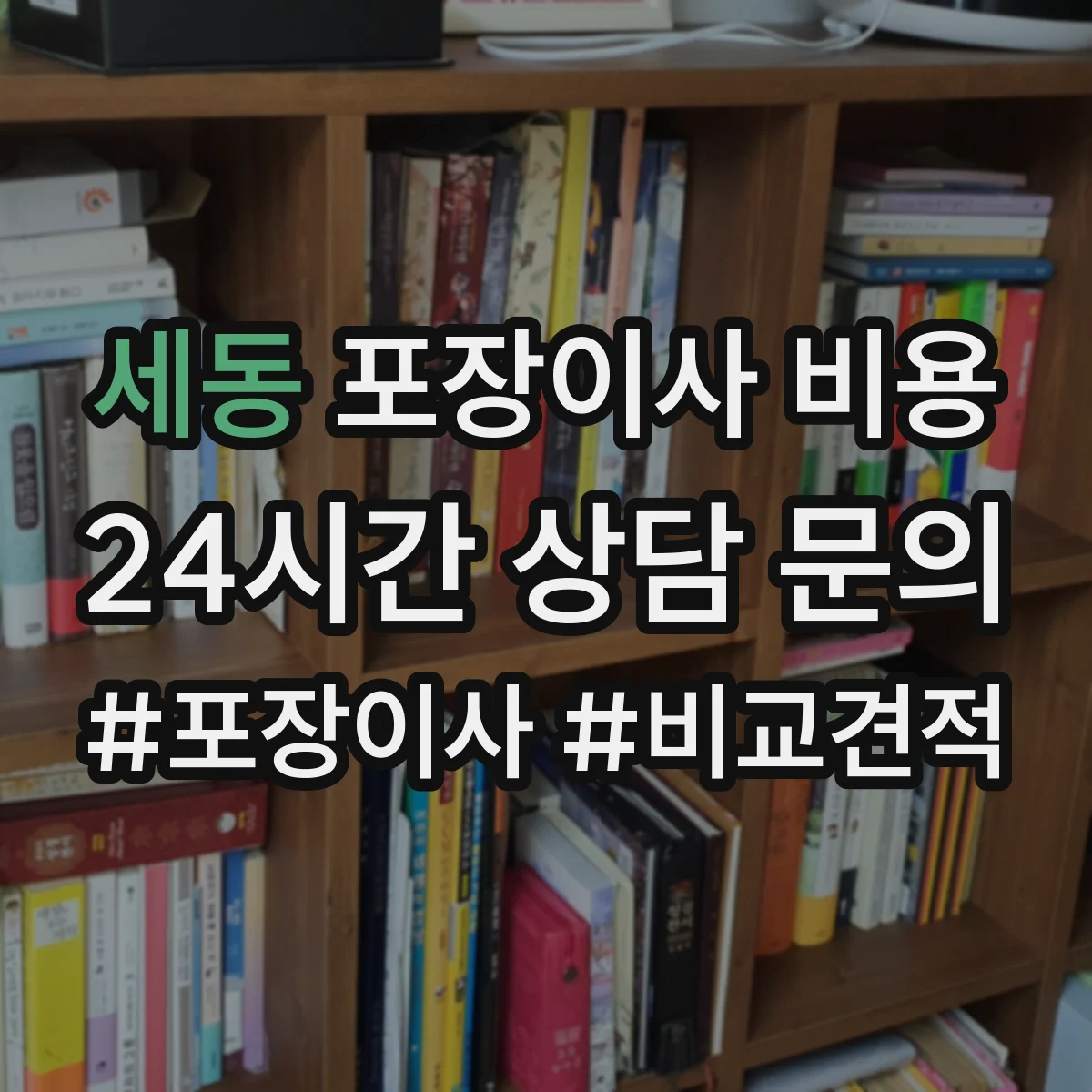 세동 포장이사 비용
