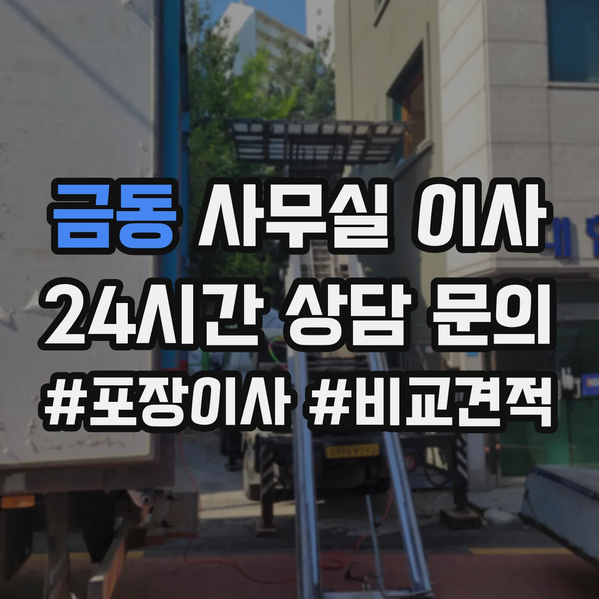 금동 사무실 이사
