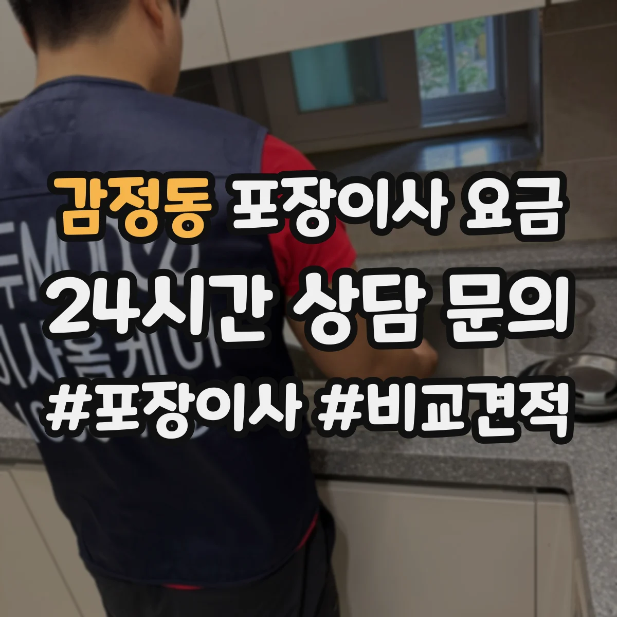 감정동 포장이사 요금