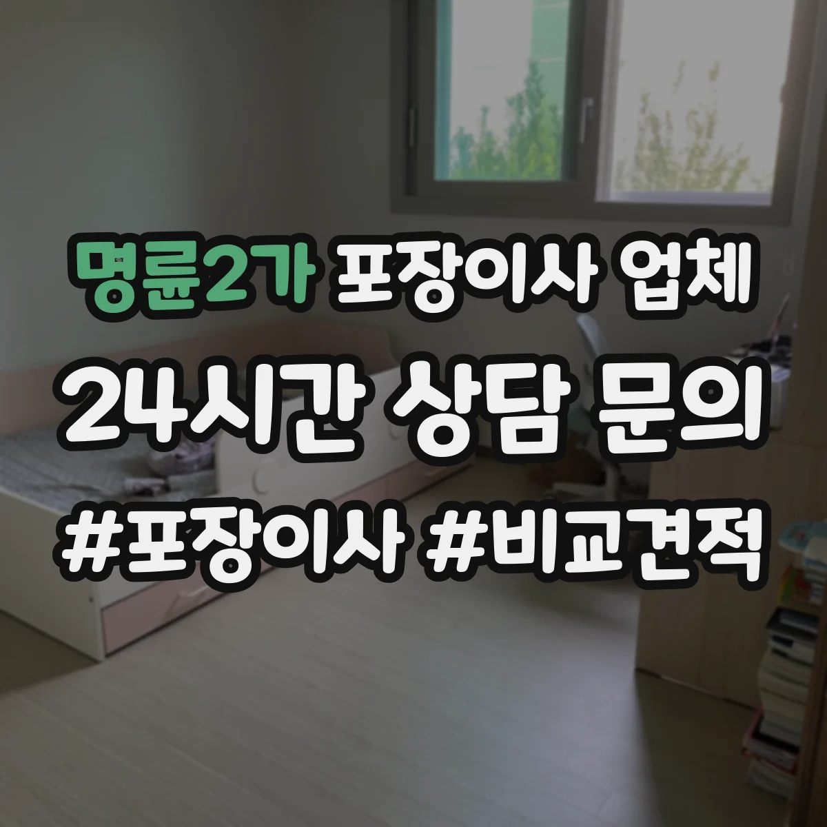 명륜2가 포장이사 업체