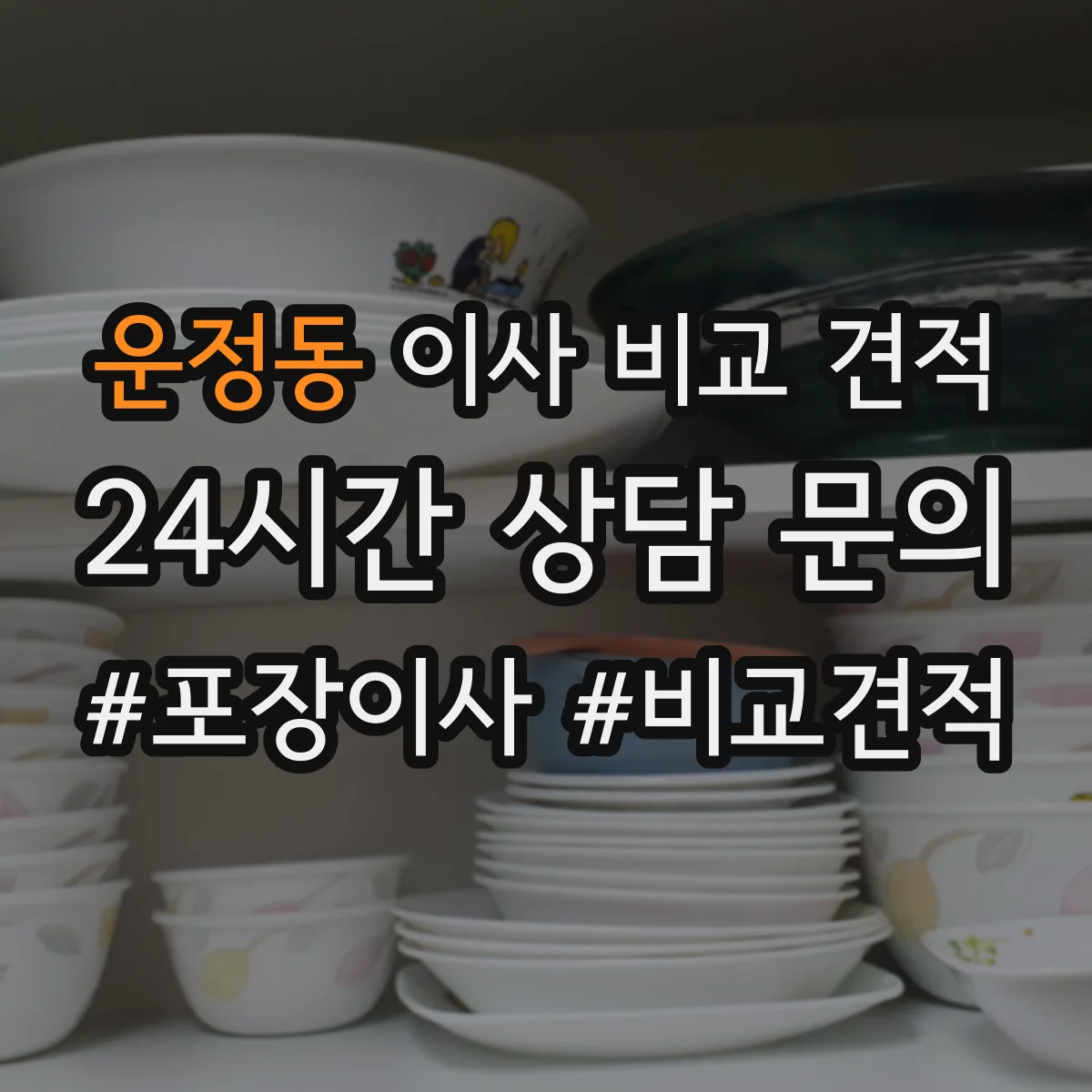 운정동 이사 비교 견적
