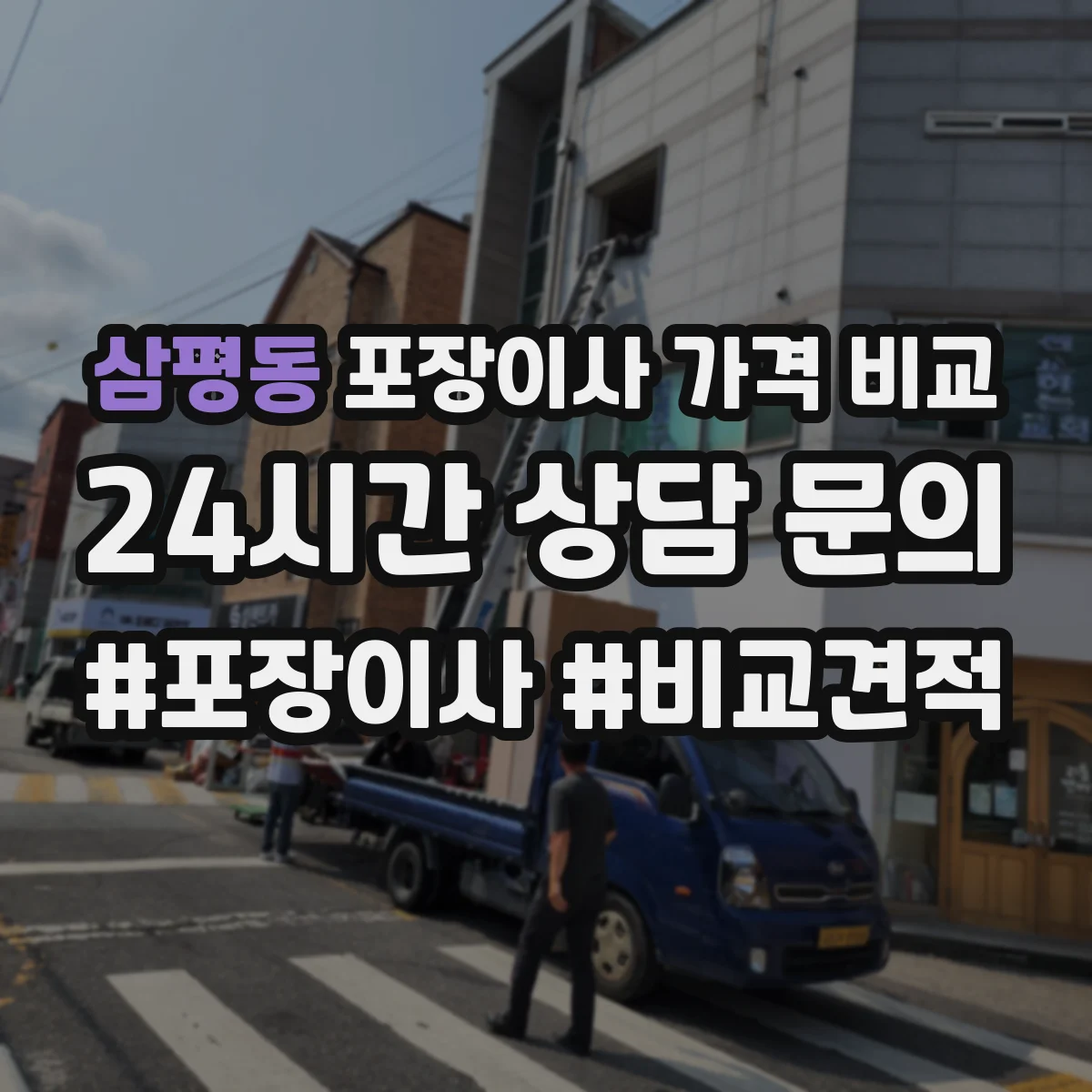 삼평동 포장이사 가격 비교