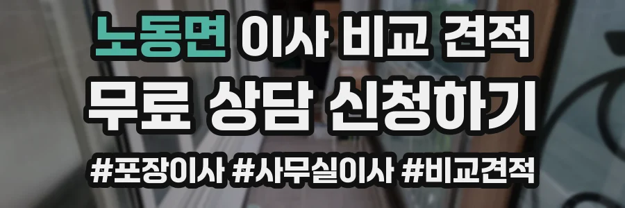 노동면 이사 비교 견적