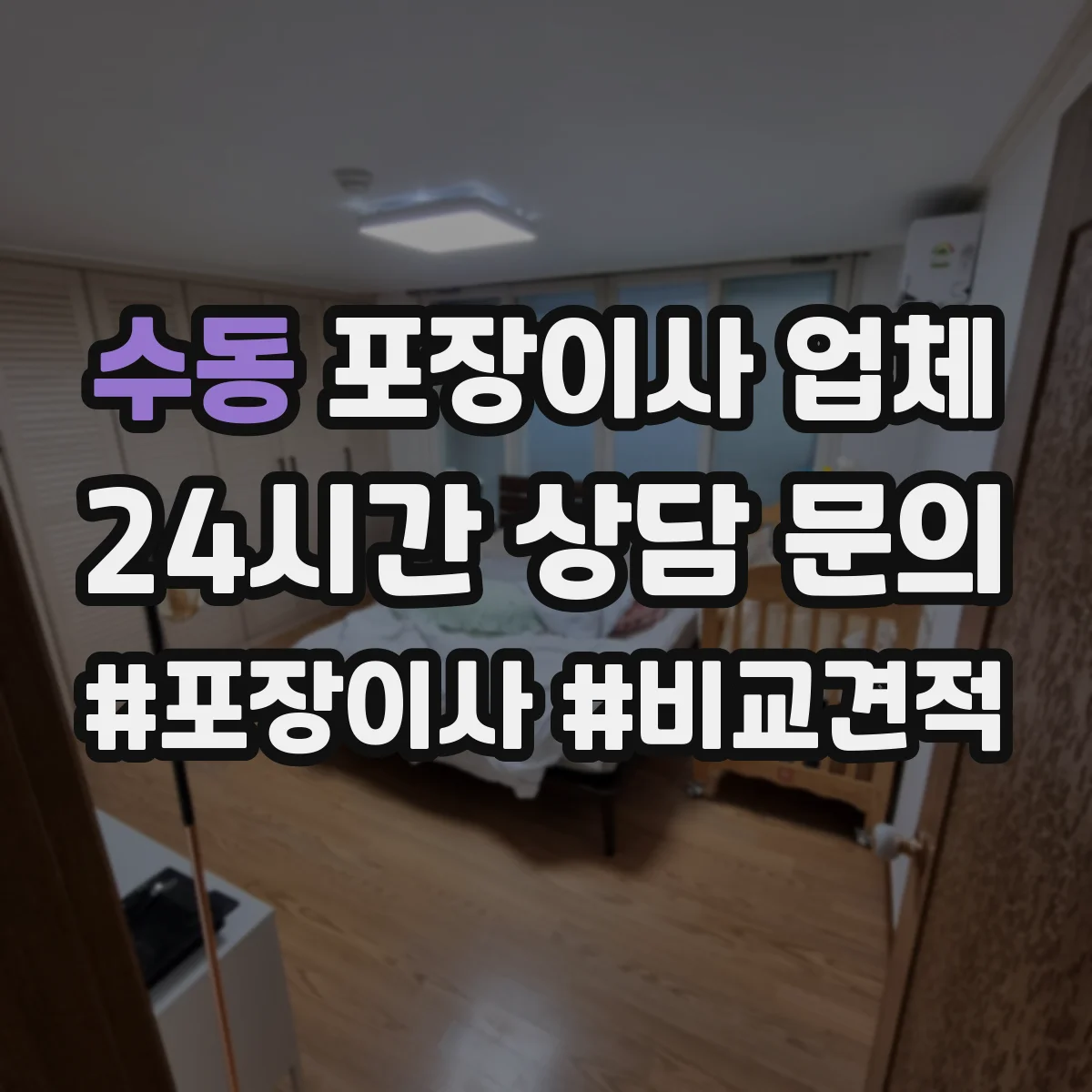 수동 포장이사 업체