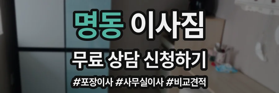 명동 이사짐