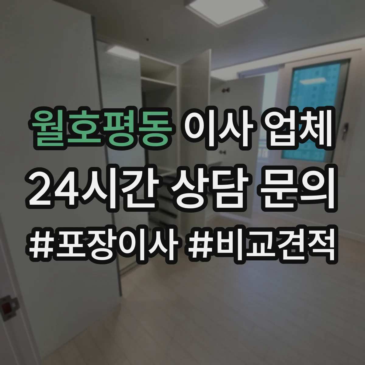 월호평동 이사 업체