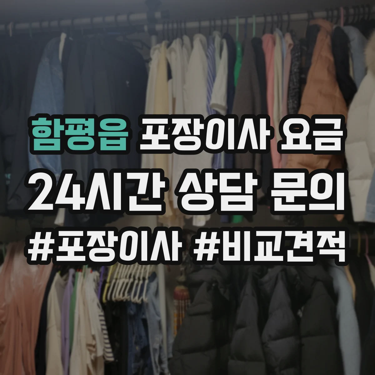 함평읍 포장이사 요금