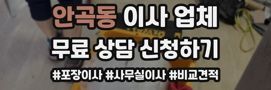 안곡동 이사 업체