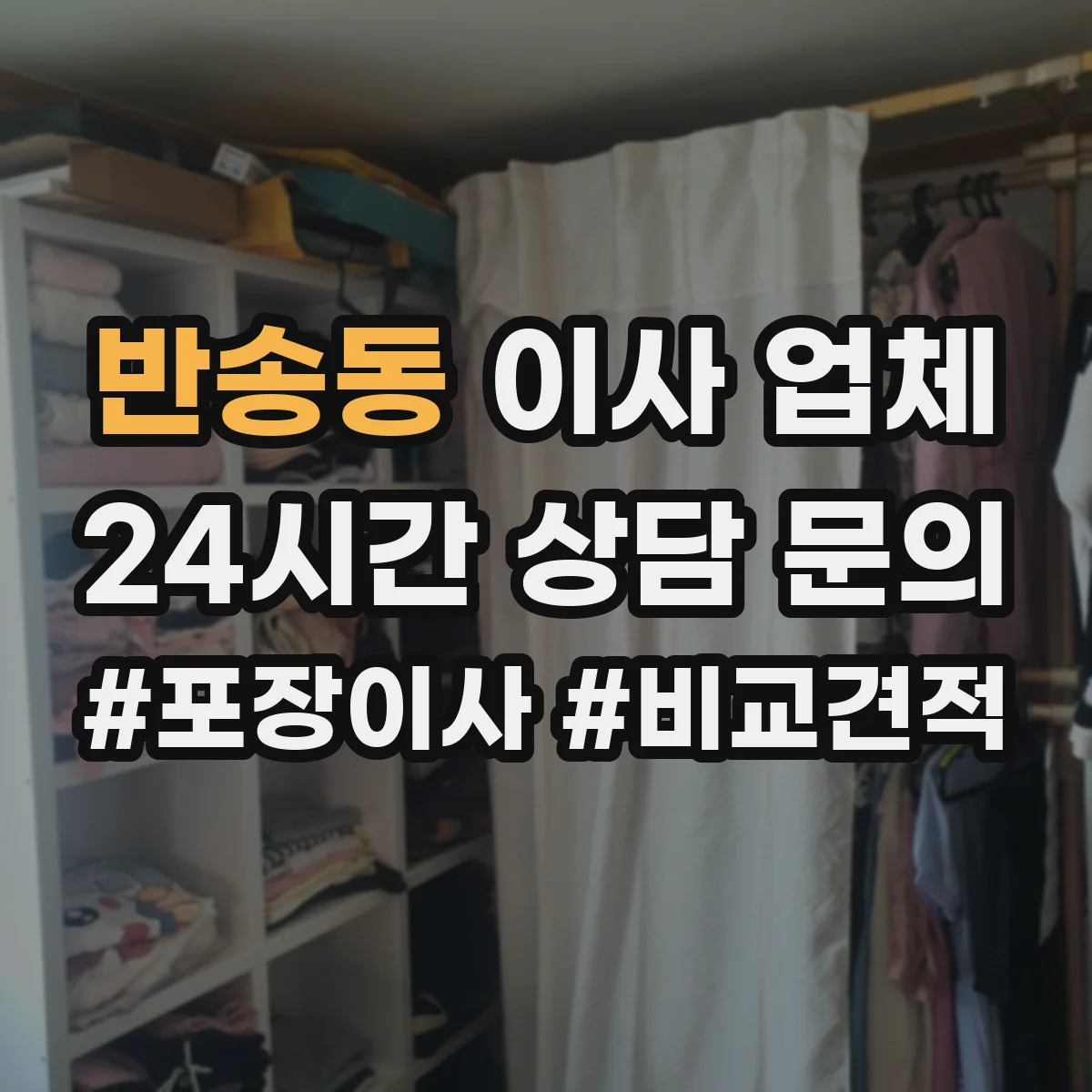 반송동 이사 업체