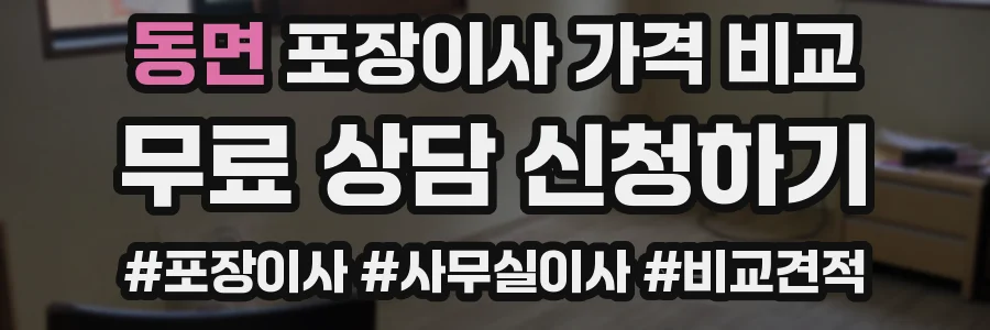 동면 포장이사 가격 비교