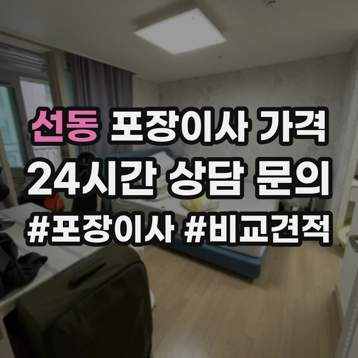 선동 포장이사 가격