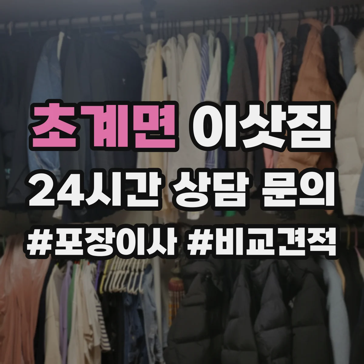 초계면 이삿짐