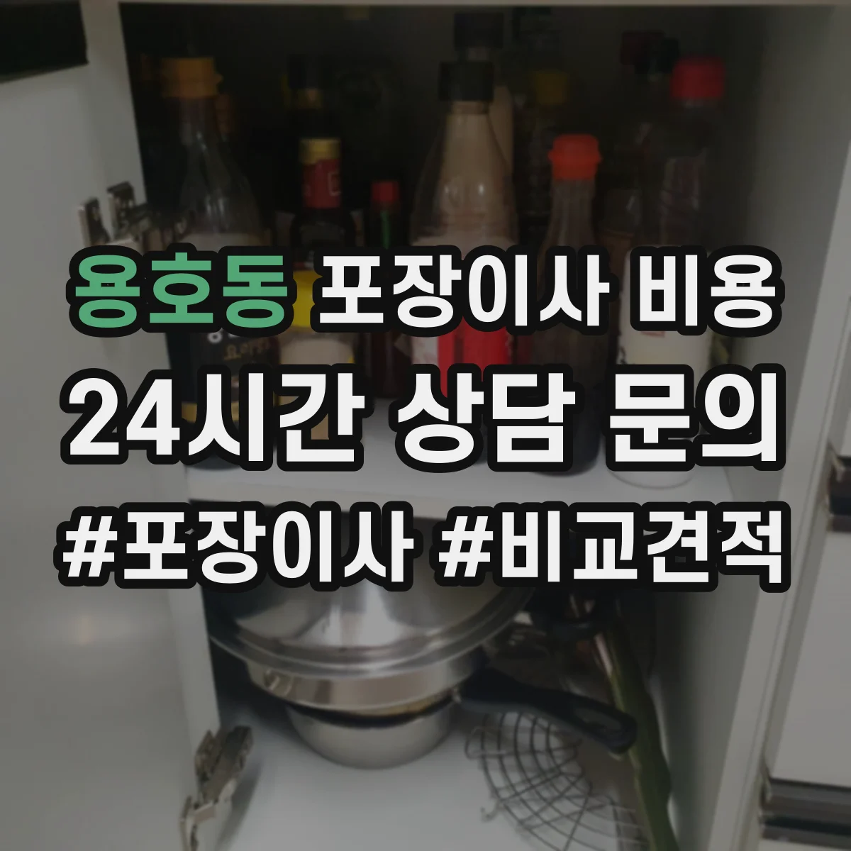 용호동 포장이사 비용