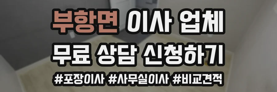 부항면 이사 업체