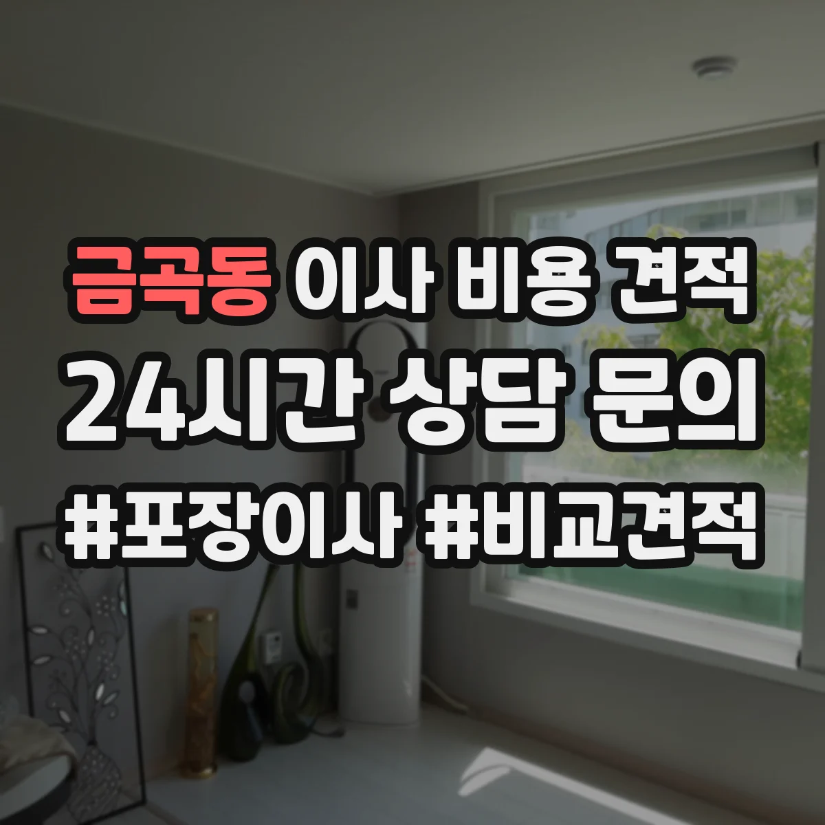 금곡동 이사 비용 견적