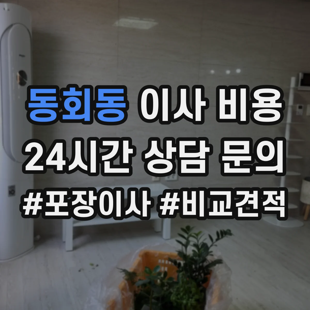 동회동 이사 비용