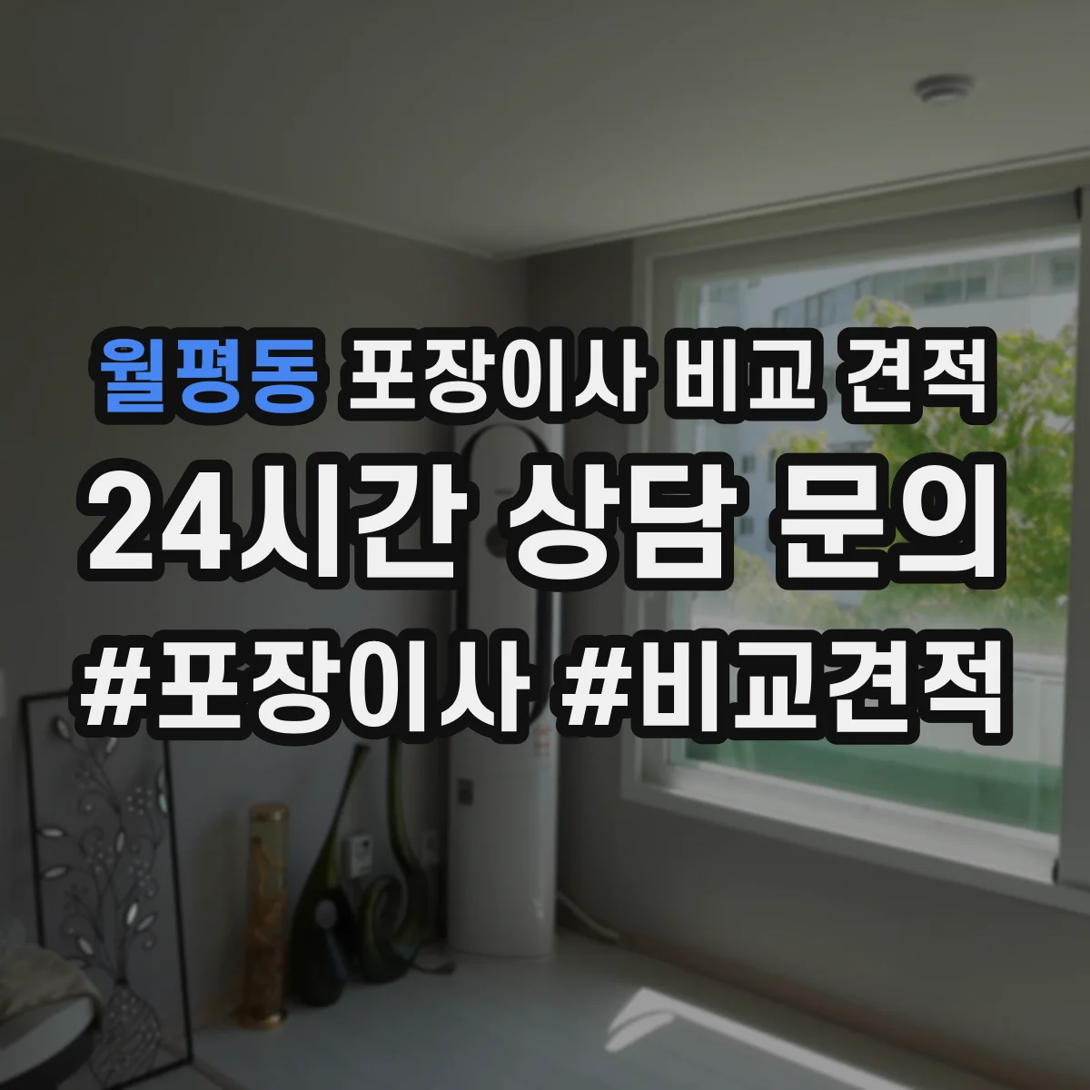 월평동 포장이사 비교 견적