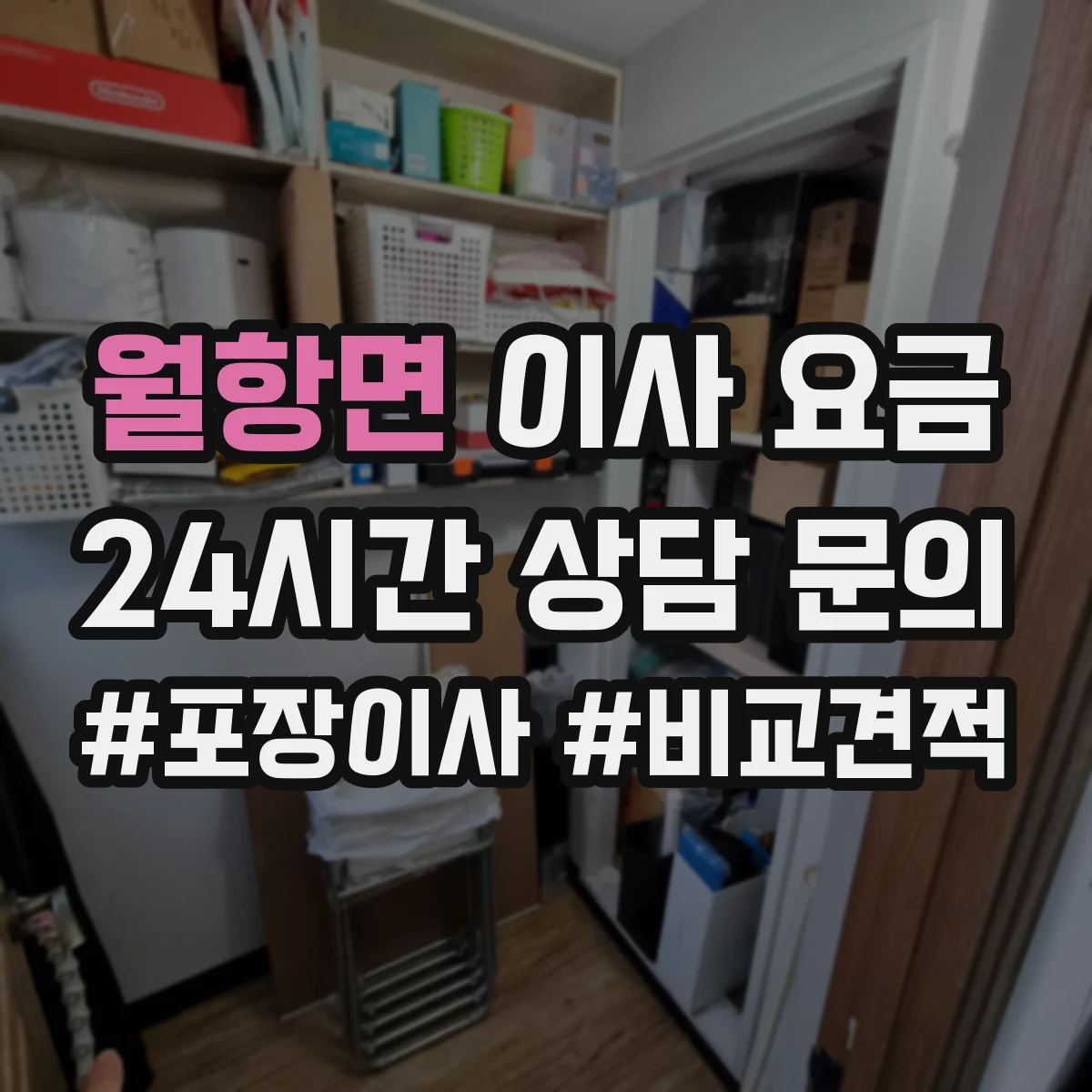 월항면 이사 요금
