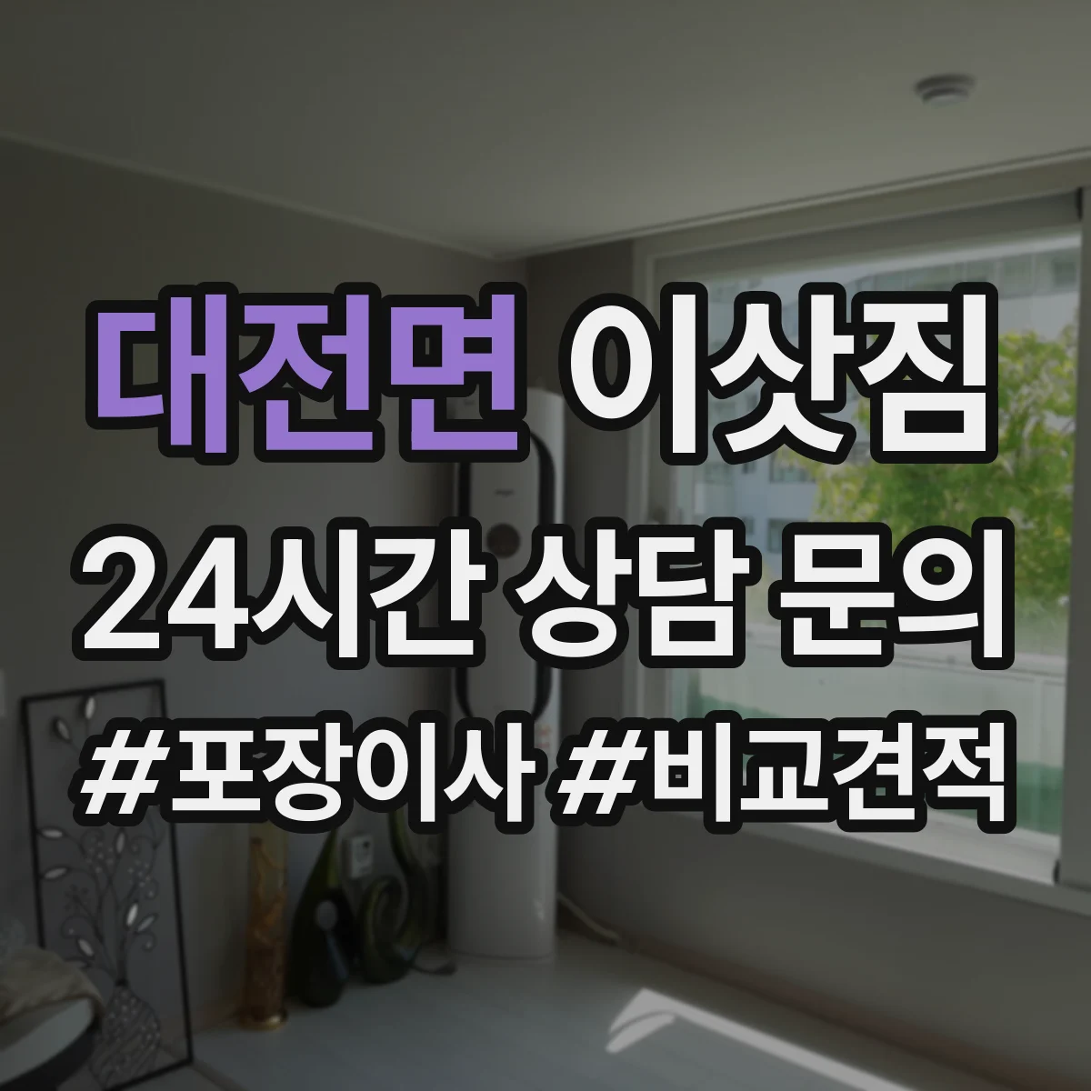 대전면 이삿짐