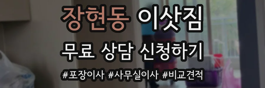장현동 이삿짐