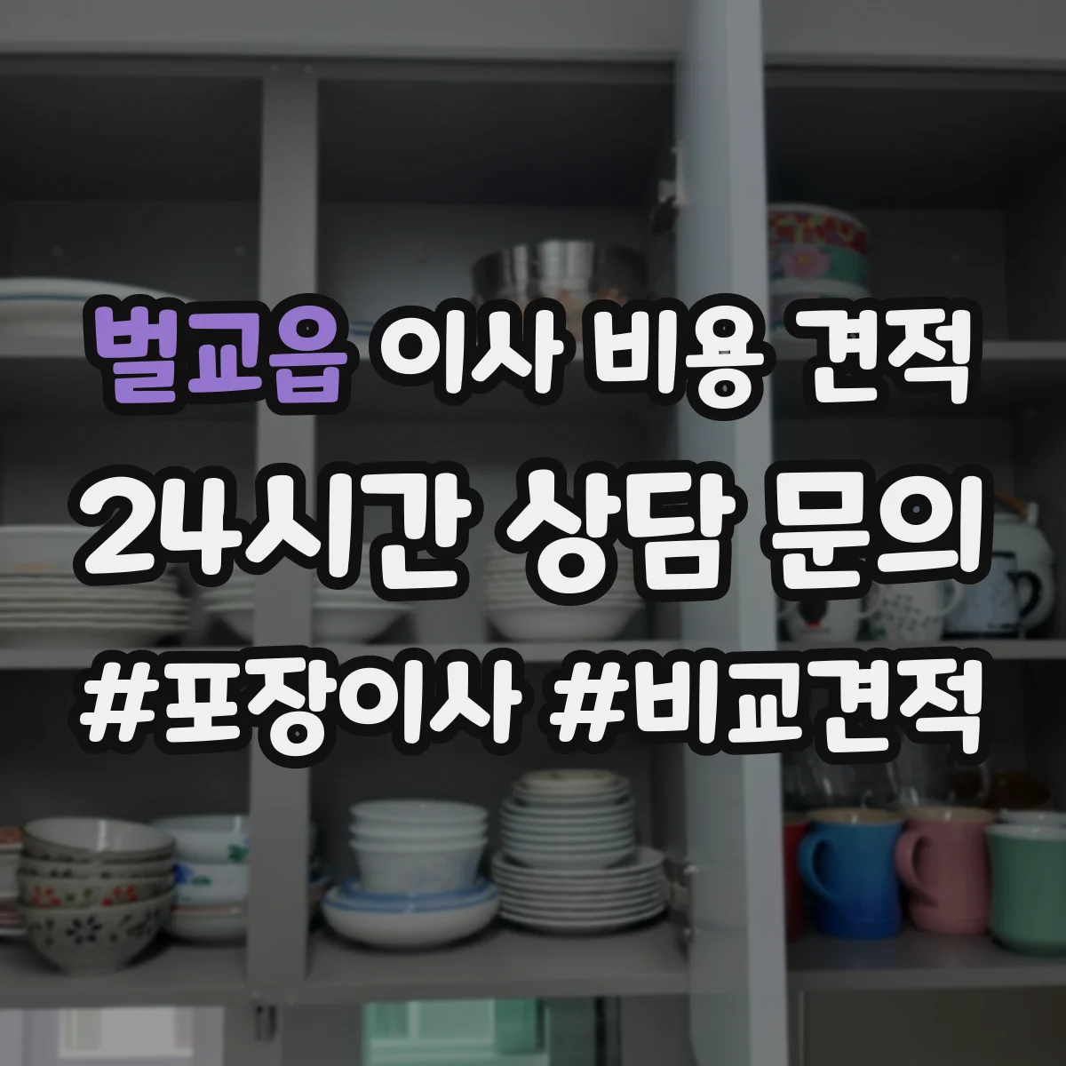 벌교읍 이사 비용 견적