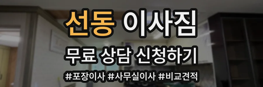 선동 이사짐