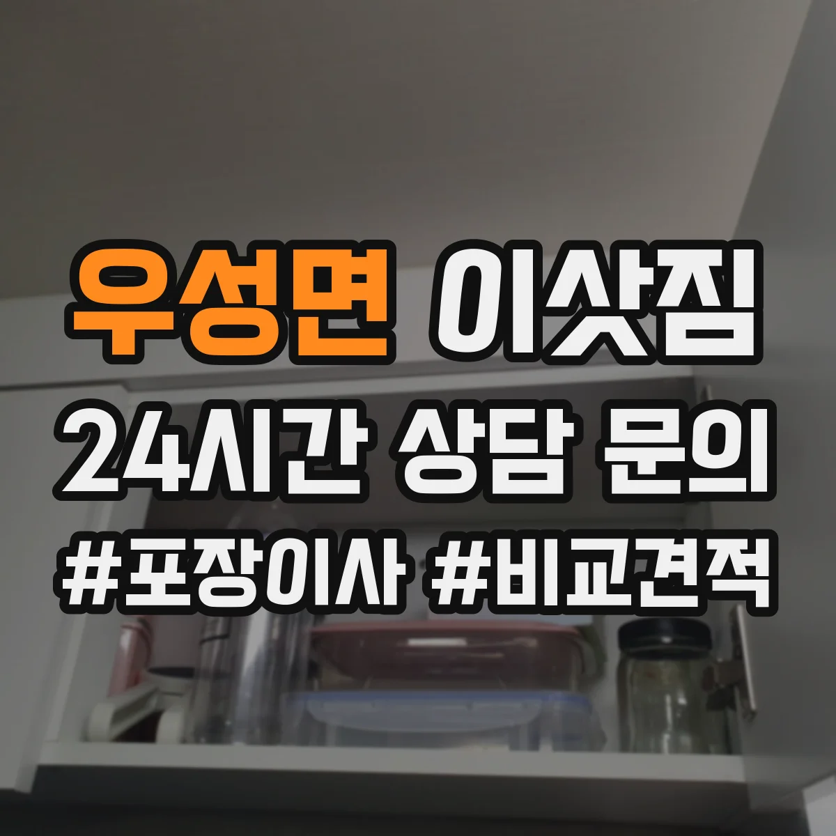 우성면 이삿짐