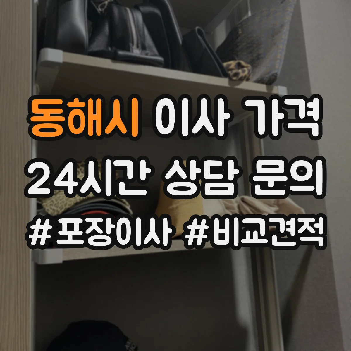 동해시 이사 가격