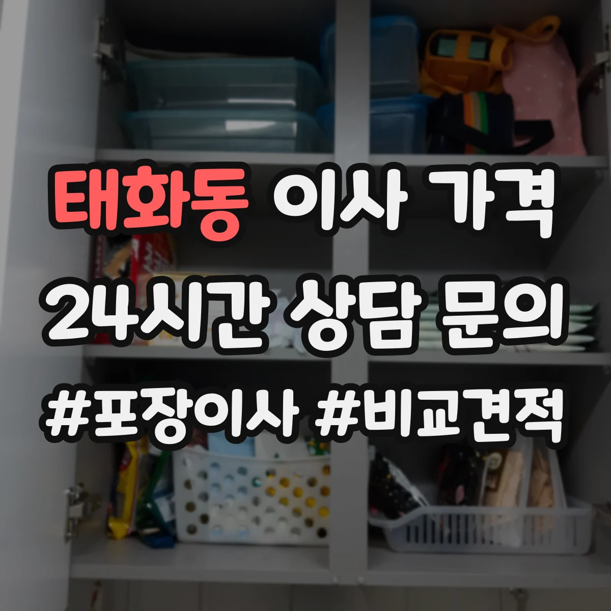 태화동 이사 가격