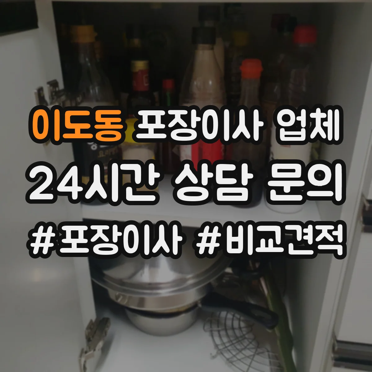 이도동 포장이사 업체