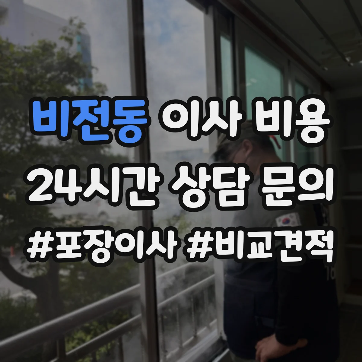 비전동 이사 비용