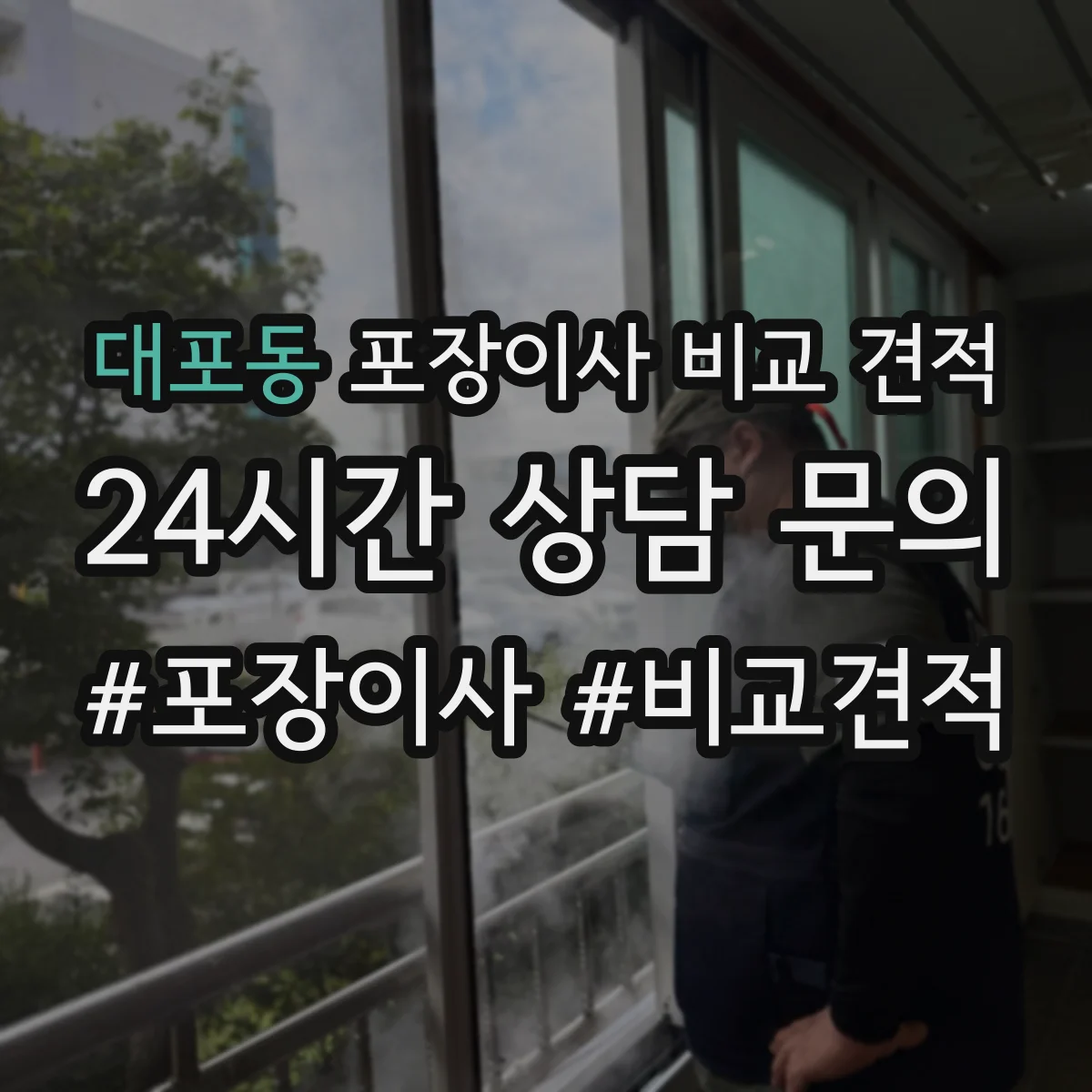 대포동 포장이사 비교 견적