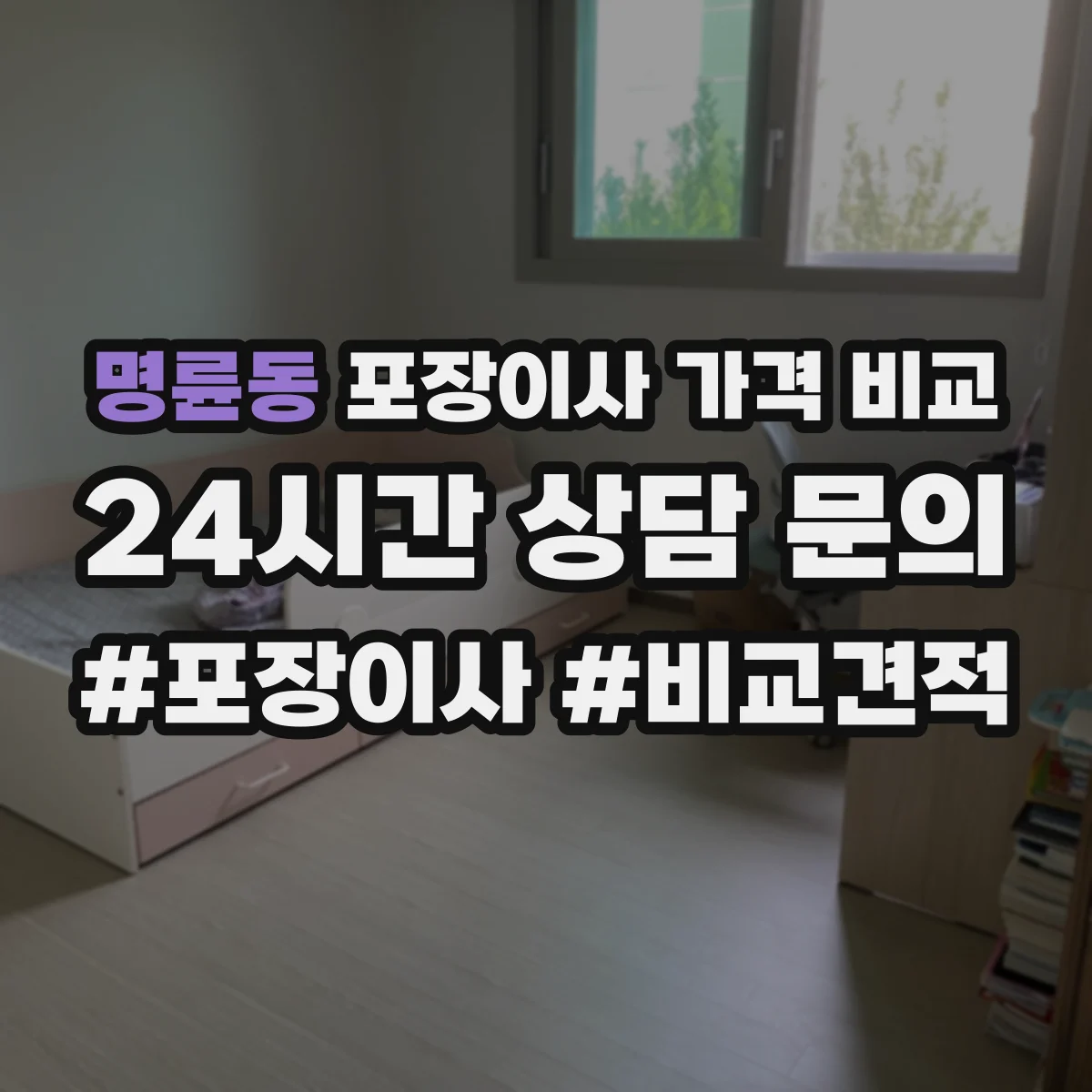 명륜동 포장이사 가격 비교