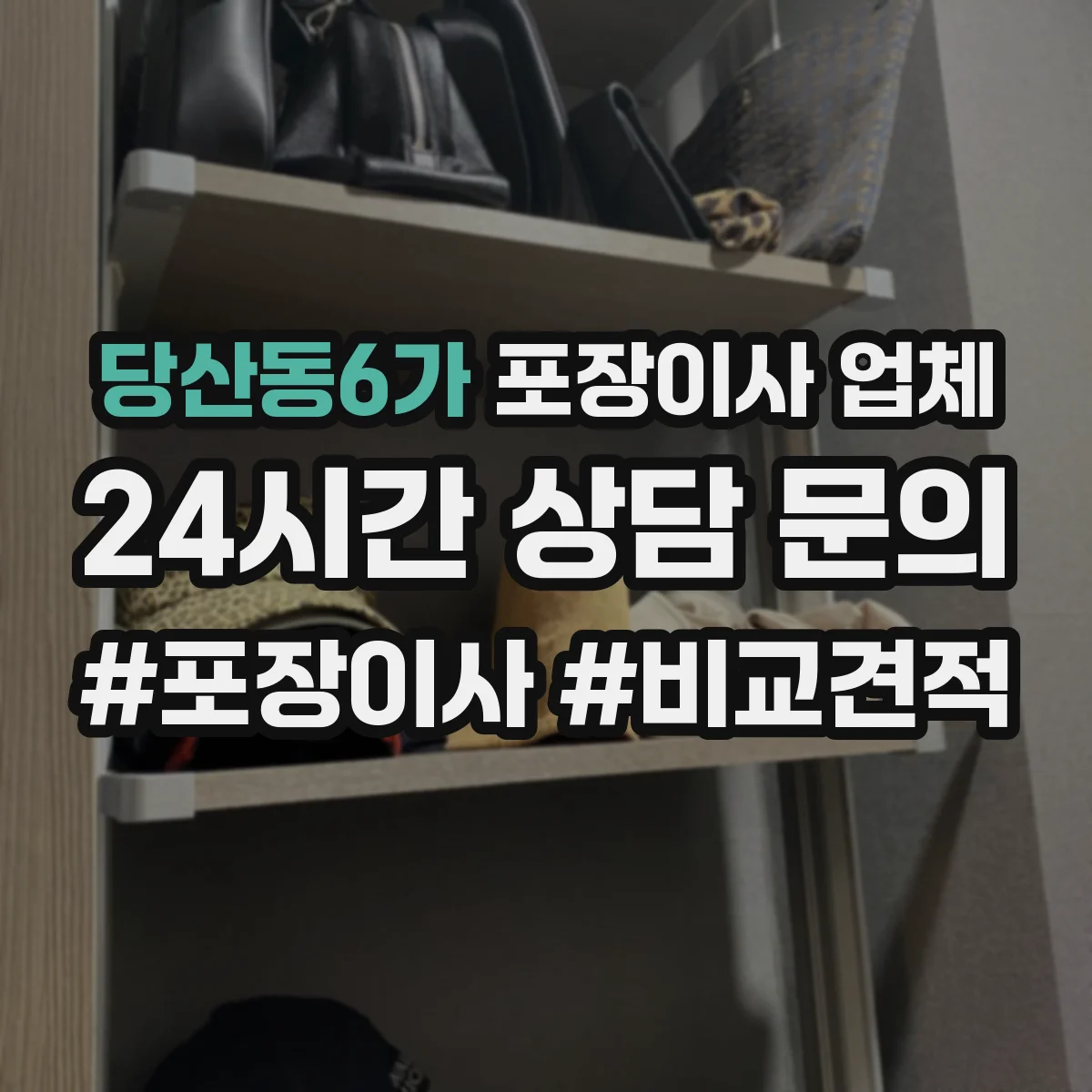 당산동6가 포장이사 업체