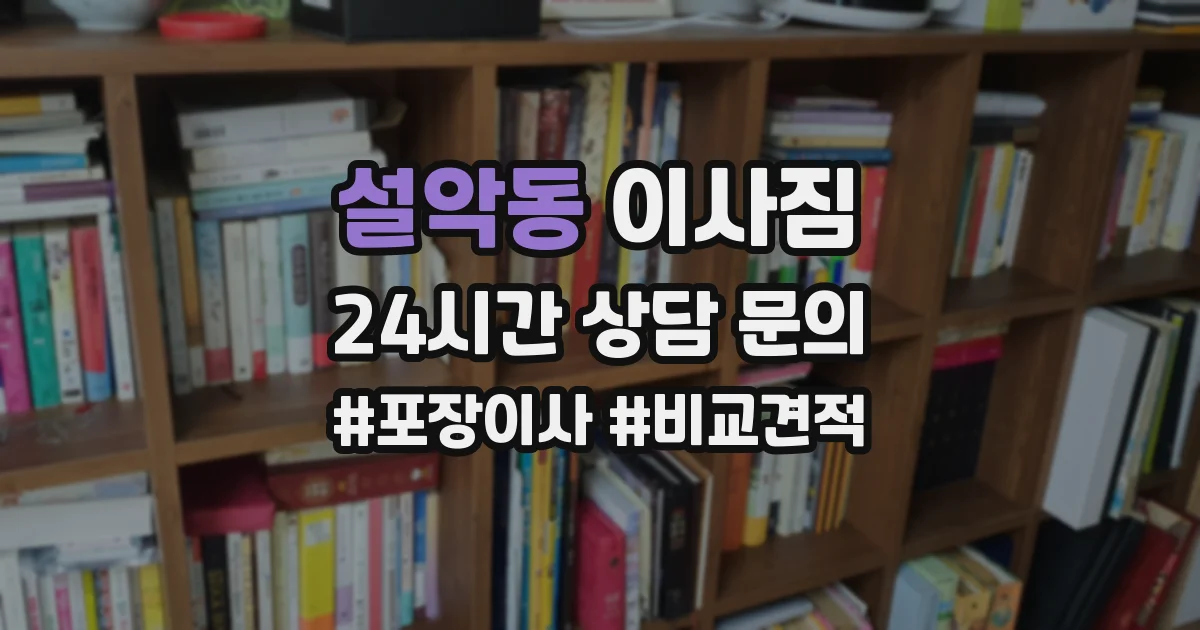 설악동 이사짐