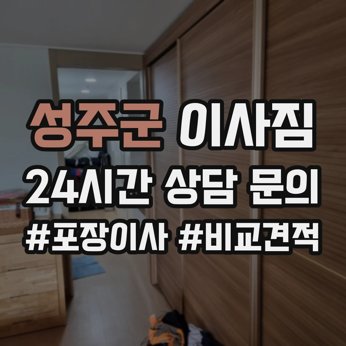 성주군 이사짐