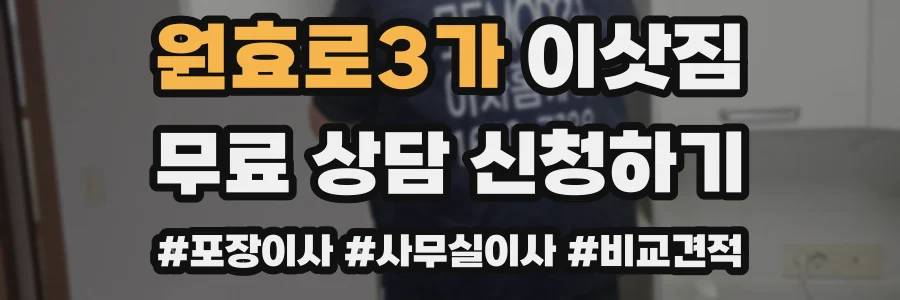 원효로3가 이삿짐