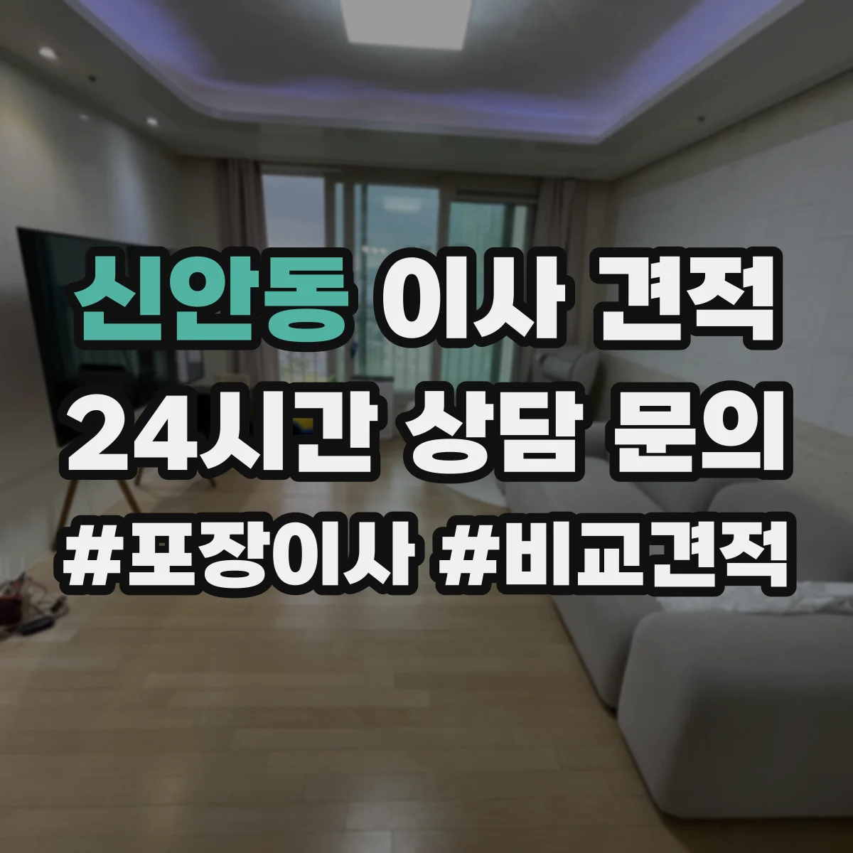 신안동 이사 견적