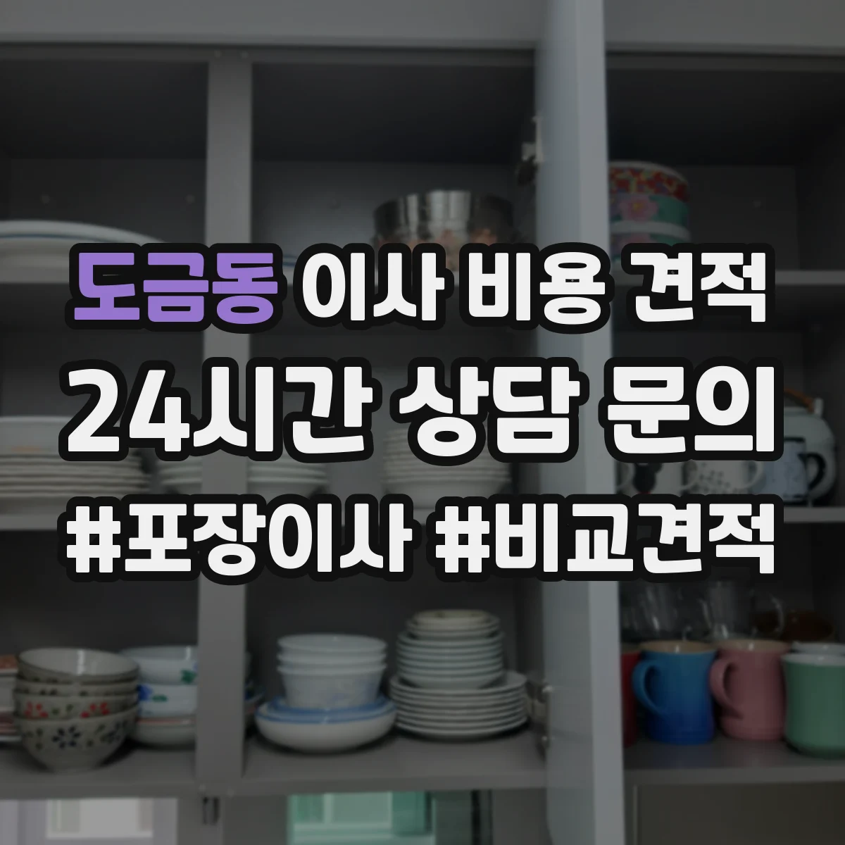 도금동 이사 비용 견적